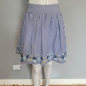 Naf Naf Embroidered and Beaded Mini Skirt, VGUC, Size 2